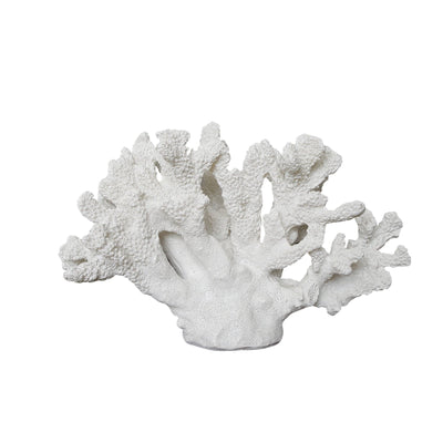 Oneworld Collection decorative Georgia White Coral Ornament L30cm