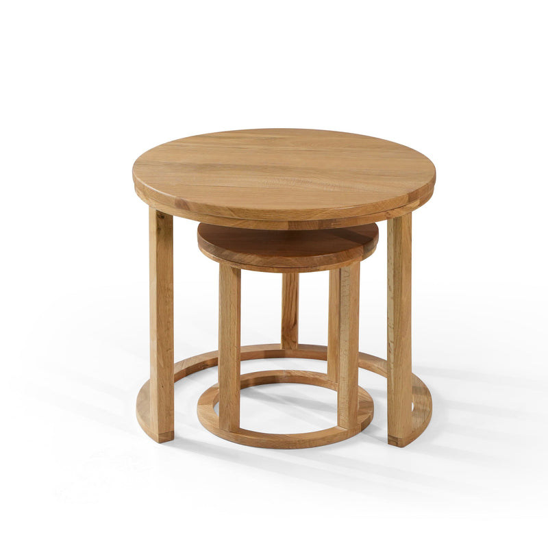 Oneworld Collection NZ Side Table Napier Oak Stackable Side Tables