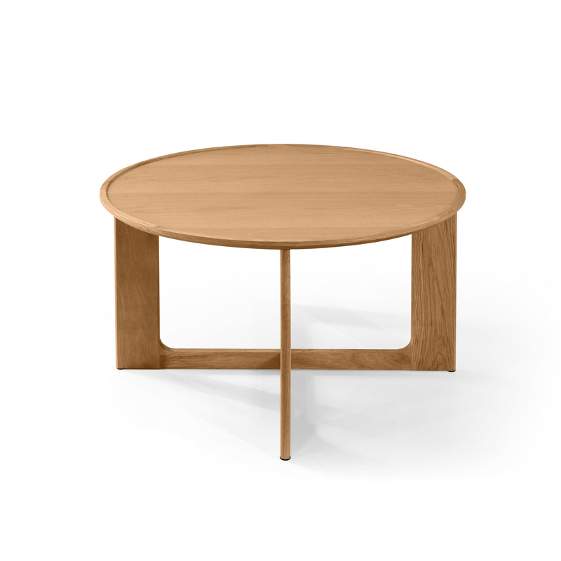 Oneworld Collection NZ Coffee Tables Hastings Oak Round Coffee Table