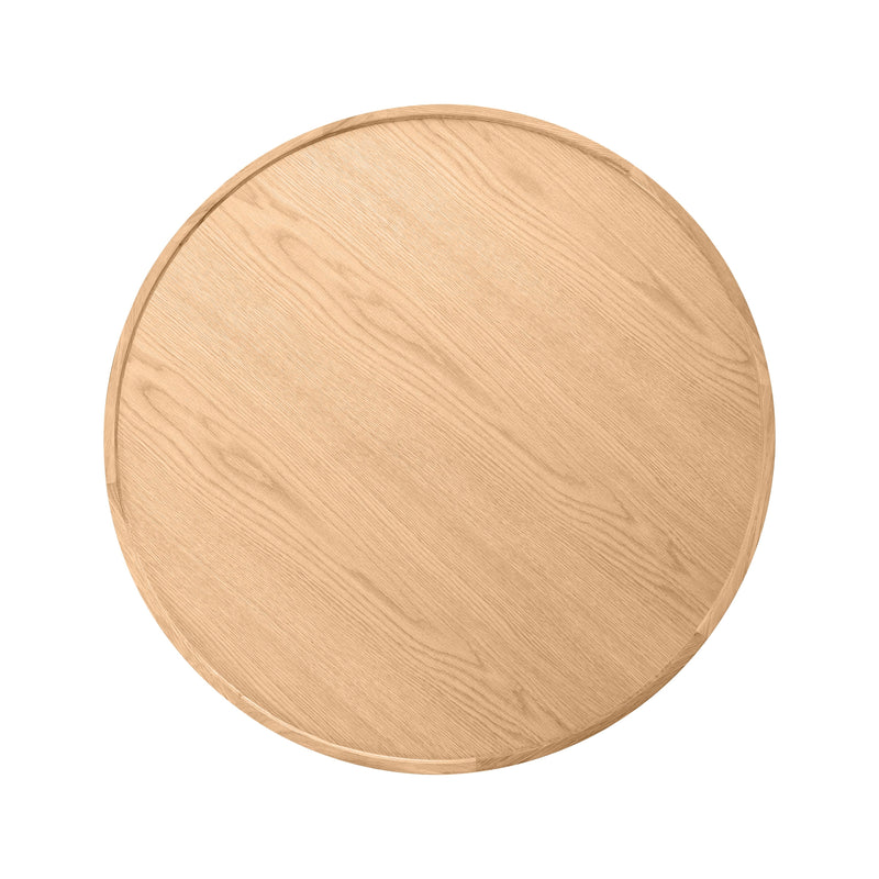 Oneworld Collection NZ Coffee Tables Hastings Oak Round Coffee Table