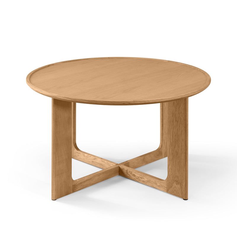 Oneworld Collection NZ Coffee Tables Hastings Oak Round Coffee Table