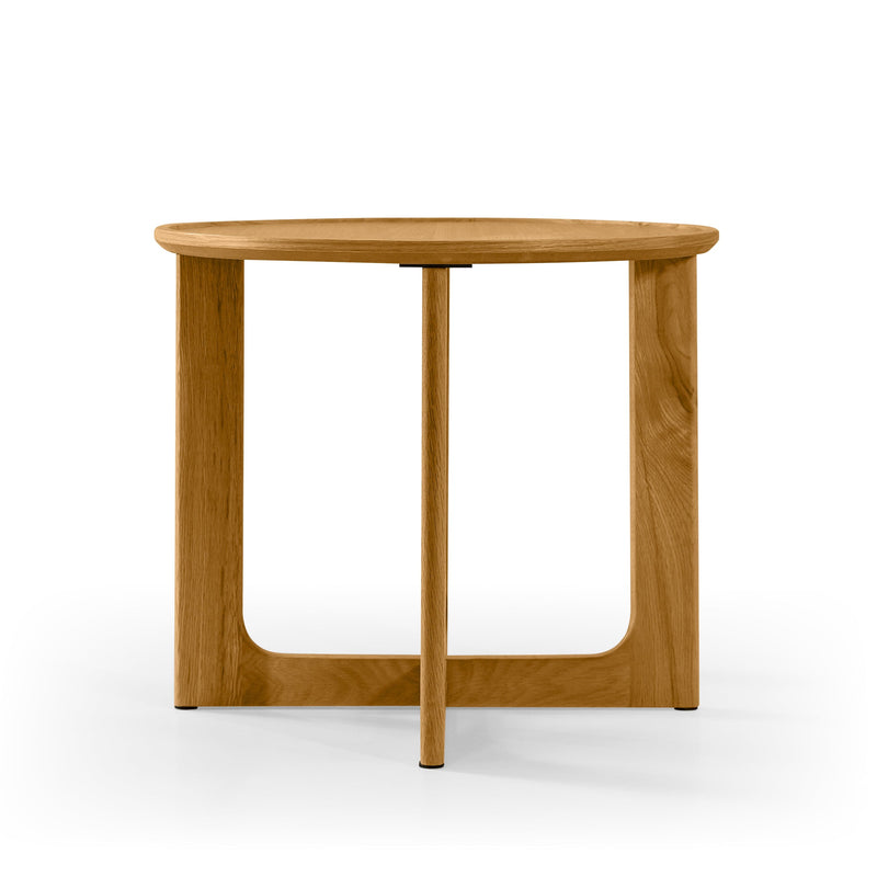 Oneworld Collection NZ Hastings Oak Round Side Table