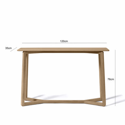 Oneworld Collection NZ Consoles Brighton Oak Console Table 120cm