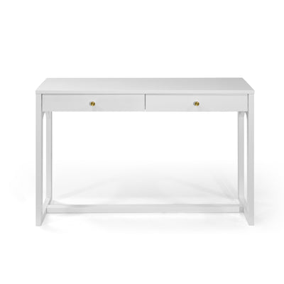Oneworld Collection NZ Consoles Woodend White Curved Leg Console Table 120cm