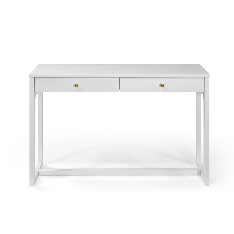 Oneworld Collection NZ Consoles Woodend White Curved Leg Console Table 120cm