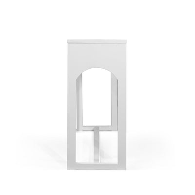 Oneworld Collection NZ Consoles Woodend White Curved Leg Console Table 120cm