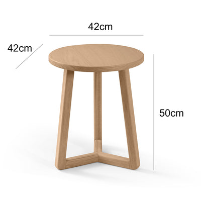 Oneworld Collection NZ Side Table Brighton Oak Side Table