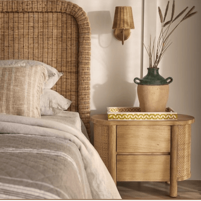 Florabelle Living Bedside Tables Maldives Bedside Table in Natural