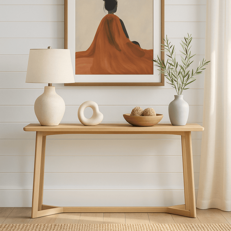 Oneworld Collection NZ Consoles Brighton Oak Console Table 120cm