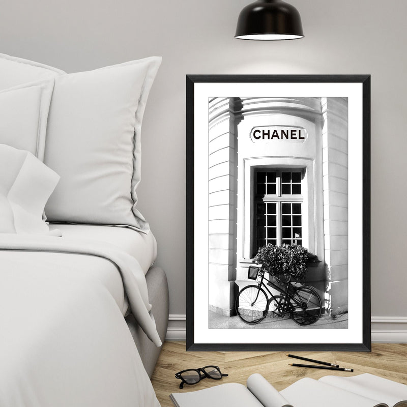 Robert Mark Limited Wall Art Chanel Glass framed Print