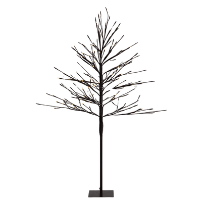 Mish/Stellar Haus Christmas LED Dark Brown Tree 120cm