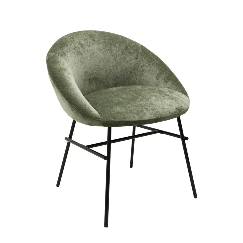 Robert Mark Limited Dining Chairs Sophia Sage Green and Black Dining Chair