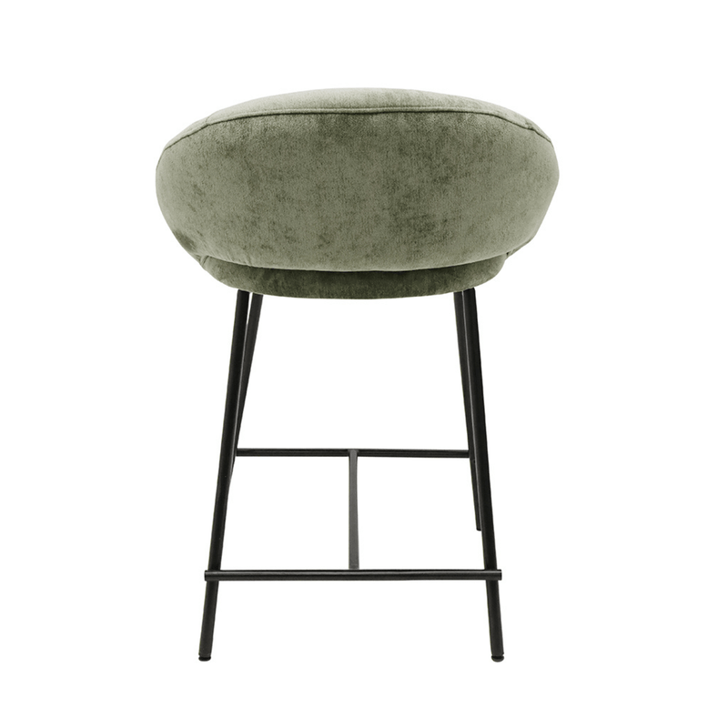 Robert Mark Limited Barstools Sophia Sage Green and Black Bar Stool