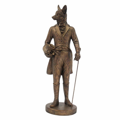 Robert Mark Limited decorative Gentleman Fox Bronze Statue 41cm