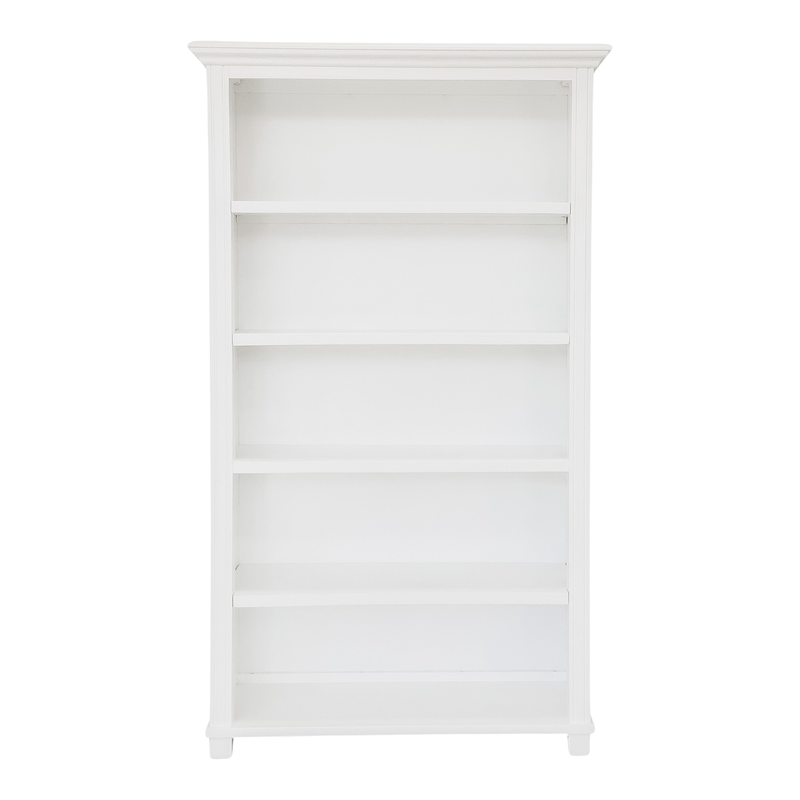 Oneworld Collection NZ Bookshelves Sorrento 180cm Bookshelf White