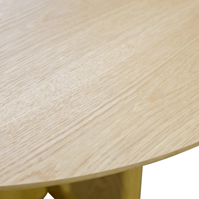 Robert Mark Limited Dining Tables Andi Round Dining Table Natural Oak Veneer 120cm