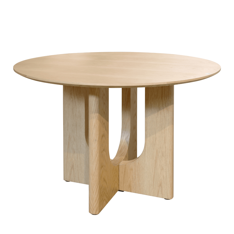 Robert Mark Limited Dining Tables Andi Round Dining Table Natural Oak Veneer 120cm