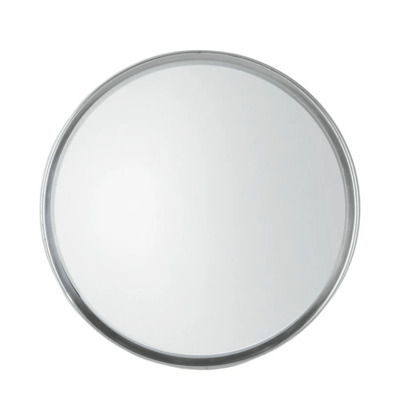 Florabelle Living Mirrors Harvey Silver Round Mirror