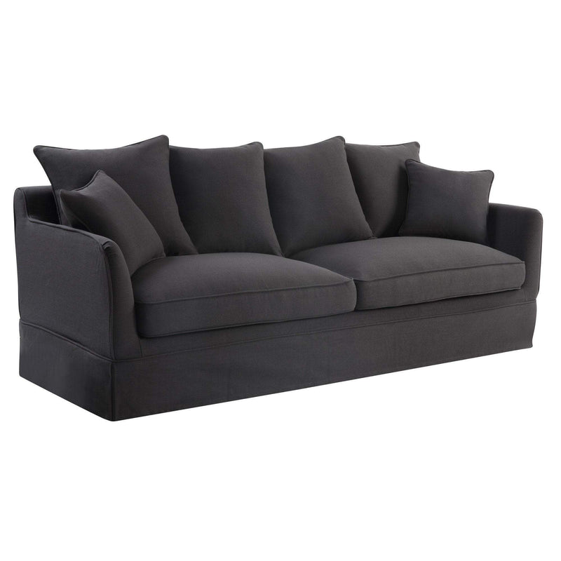 Oneworld Collection 2 Seat Noosa 2 Seat Sofa Cover Charcoal