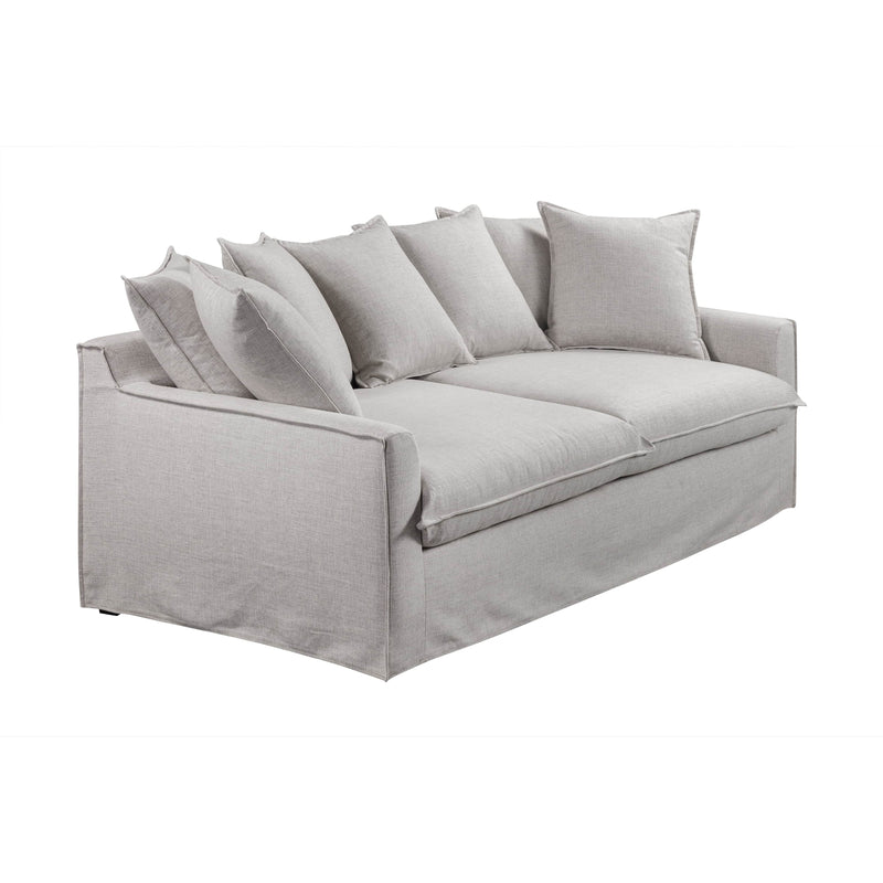 Oneworld Collection sofas Malaga Coastal 3 Seater Sofa with removable cover Alabaster
