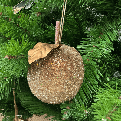 Oneworld Collection NZ Christmas Jewelled Apple Christmas Decoration
