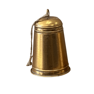 Flower systems Christmas Large Antique Gold Dome Bell Decoration