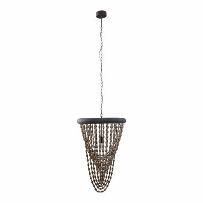 Oneworld Collection hanging lights ALIMA BEADED CHANDELIER LARGE