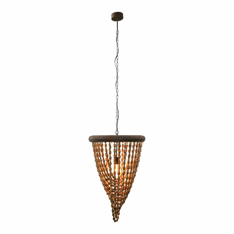 Oneworld Collection hanging lights ALIMA BEADED CHANDELIER LARGE