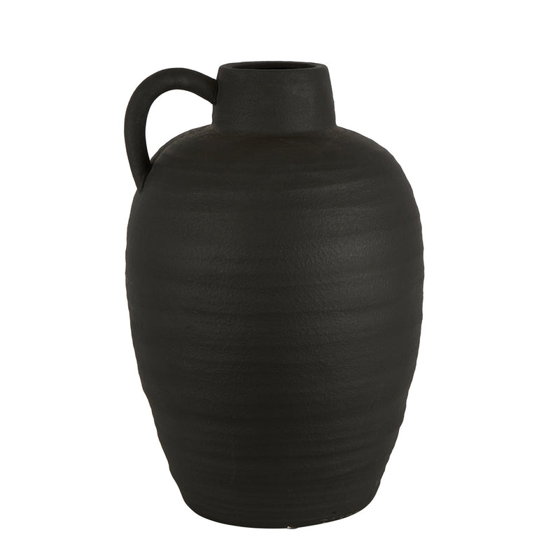Florabelle Living Accessories Ambrose Black Terracotta Vase