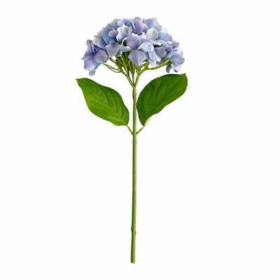 Florabelle Living Florals Hailey Hydrangea Stem Soft Touch 50cm Blue