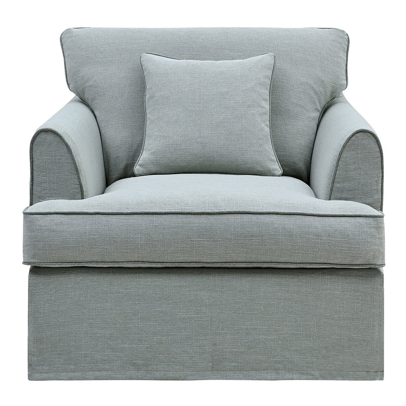 Oneworld Collection NZ Armchair Slip Cover - Byron Sage
