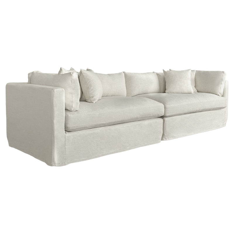 Oneworld Collection sofas Marbella 4 Seat Sofa Ivory