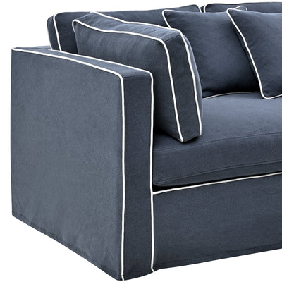 Oneworld Collection sofas Slip Cover - Marbella Modular Sofa A Navy