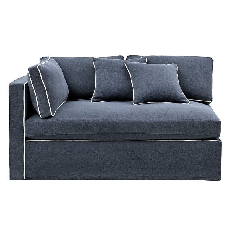 Oneworld Collection sofas Slip Cover - Marbella Modular Sofa A Navy