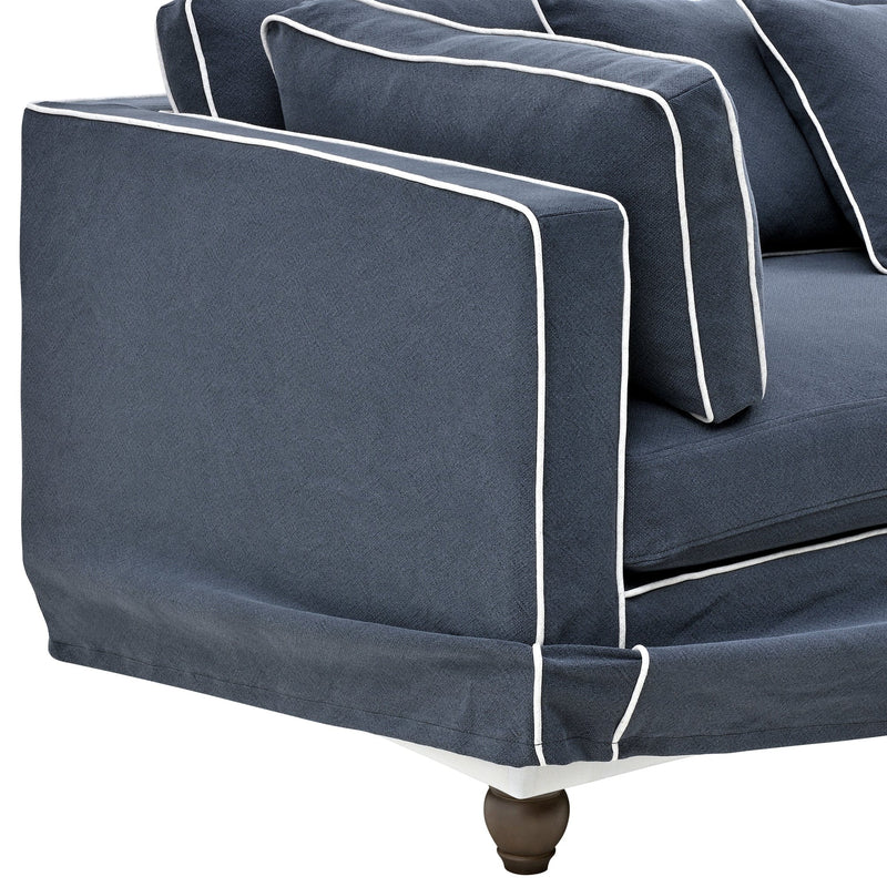 Oneworld Collection sofas Slip Cover - Marbella Modular Sofa A Navy