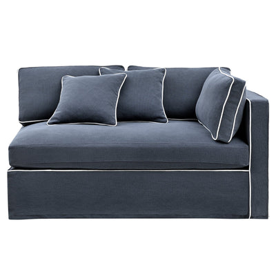 Oneworld Collection sofas Slip Cover - Marbella Modular Sofa B Navy