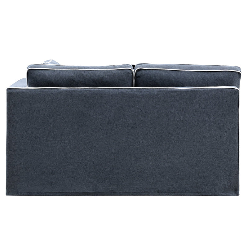 Oneworld Collection sofas Slip Cover - Marbella Modular Sofa B Navy
