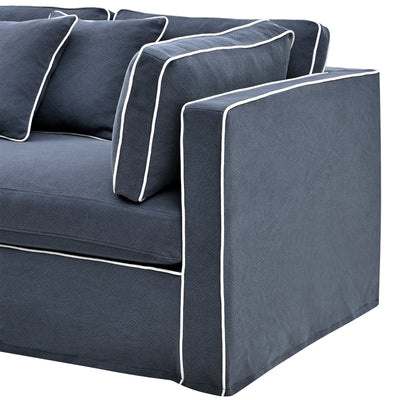 Oneworld Collection sofas Slip Cover - Marbella Modular Sofa B Navy