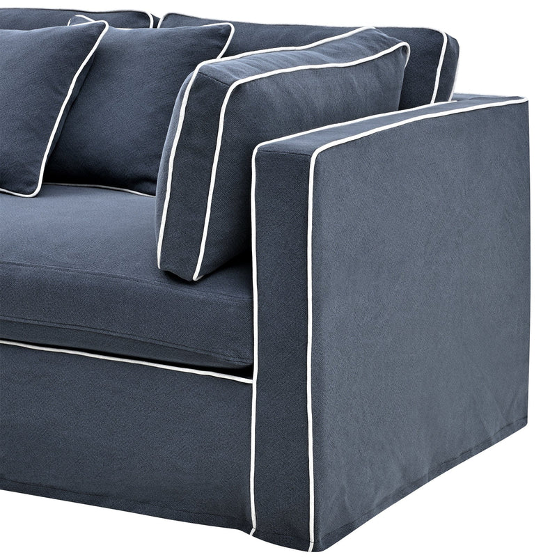 Oneworld Collection sofas Slip Cover - Marbella Modular Sofa B Navy
