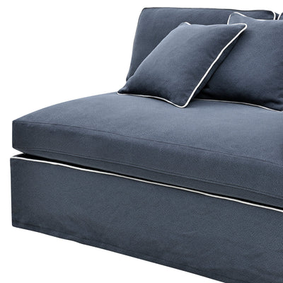 Oneworld Collection sofas Slip Cover - Marbella Modular Sofa B Navy