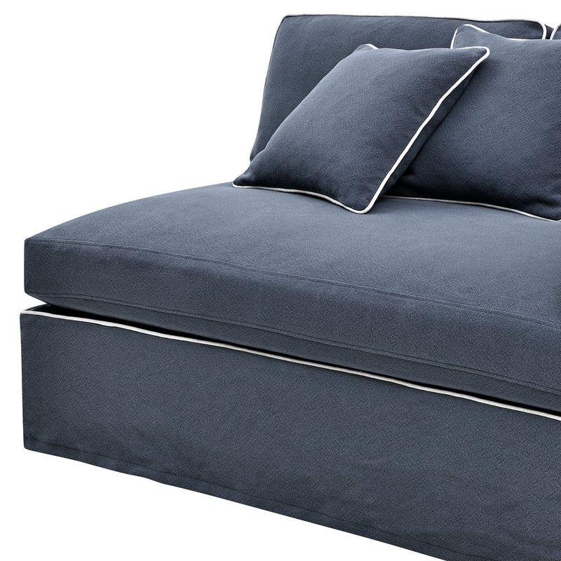 Oneworld Collection sofas Slip Cover - Marbella Modular Sofa B Navy