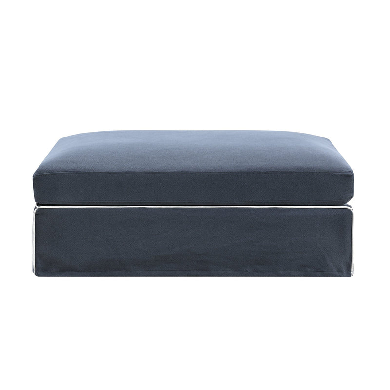 Oneworld Collection sofas Slip Cover - Marbella Modular Sofa C Navy