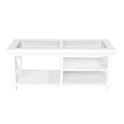 Oneworld Collection coffee tables & side tables Sorrento White Coffee Table