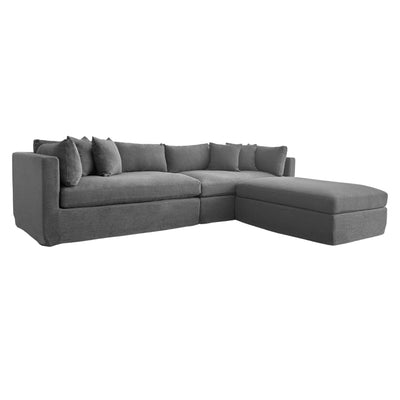 Oneworld Collection sofas Marbella Reversible Chaise Sofa Storm