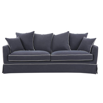 Noosa 3 Seat Hamptons Sofa Base and Cushion Inserts Only