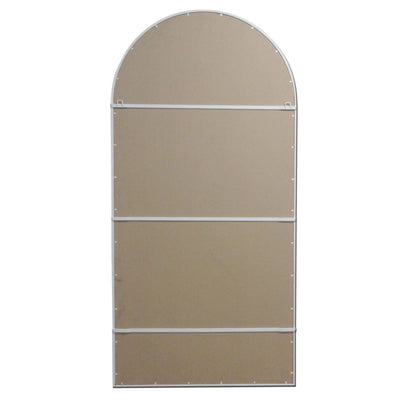 Oneworld Collection mirrors Chelsea Large Iron Arch White Mirror