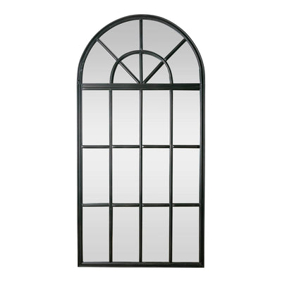 Oneworld Collection mirrors Large Iron Arch Mirror With Panes