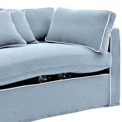 Oneworld Collection sofas Slip Cover - Marbella Modular Sofa A Beach