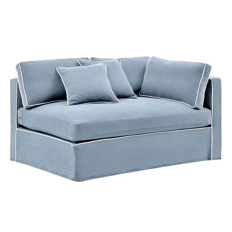 Oneworld Collection sofas Slip Cover - Marbella Modular Sofa B Beach