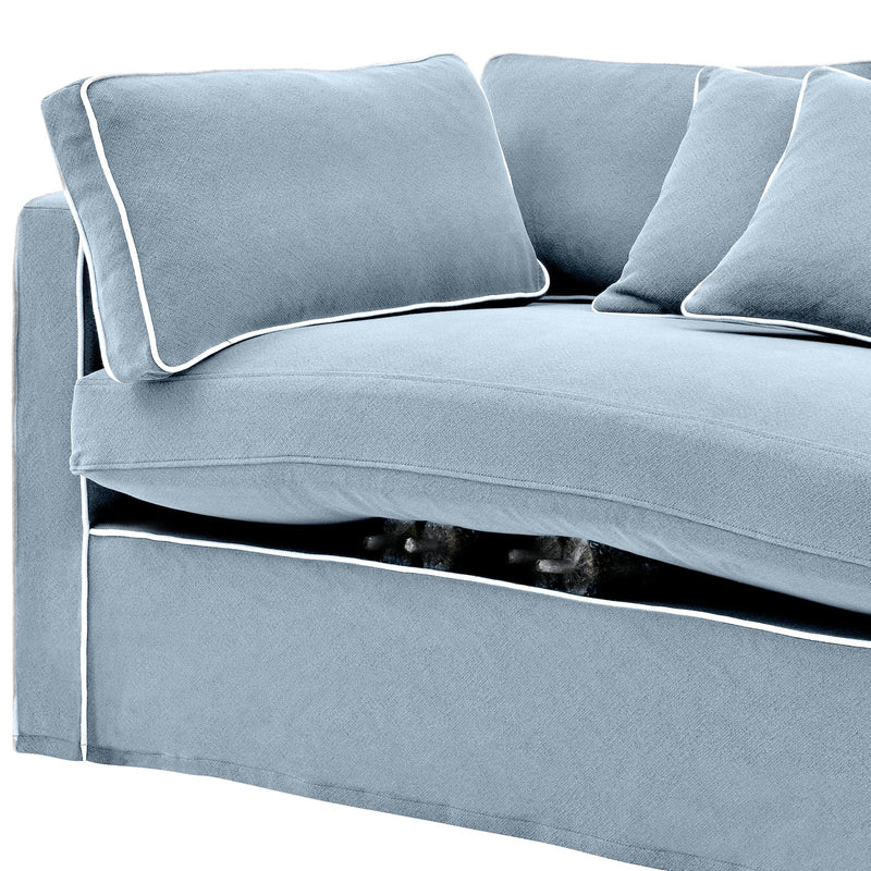 Oneworld Collection sofas Slip Cover - Marbella Modular Sofa B Beach